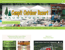 Tablet Screenshot of campitresort.com